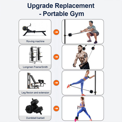 Multifunctional Fitness Pump Fitness Equipment with Counter for Gym Workout