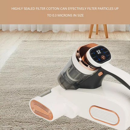 Cordless Mite Remover Upgraded Home Bed Handheld UV Deep Mattress Vacuum Cleaner