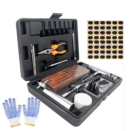 4WD Offroad 148PCS Tyre Puncture Repair Recovery Kit Heavy Duty Plugs Tubeless