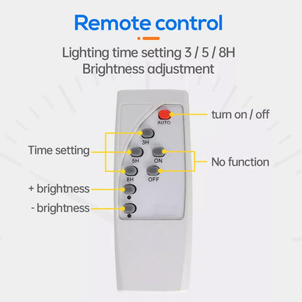 Smart Indoor Solar Ceiling Light Garden Pandent Lamp With Line Corridor Light
