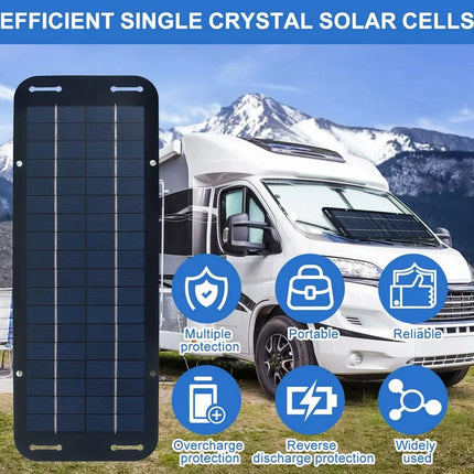 60W Solar Panel 12V olt Trickle Battery Charger For Caravan Car Van Boat Kit
