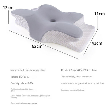 Orthopedic Memory Foam Pillow for Neck Head Shoulder & Back Pain Relief Support