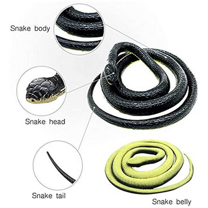Garden Rubber Snakes Realistic Trick Toy Simulation Snake Whimsy Joke Scary Gift