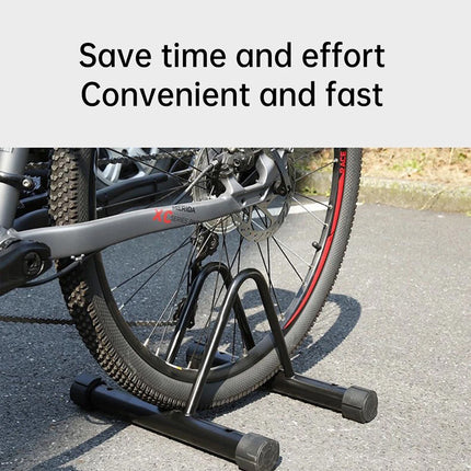 Portable Steel Bike Rack Bicycle Storage Floor Stand Parking Holder for Cycling