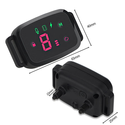 Dog Bark Collar-Compact Anti Barking Remote Stop Training sound-vibrate-shock