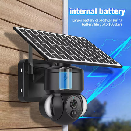 4G Network Wireless HD 1080P Pan Tilt Solar Panel Outdoor Security Camera LTE