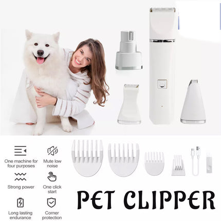 Professional Pet Cat Dog Clippers Grooming Kit Pet Hair Trimmer Electric Shaver