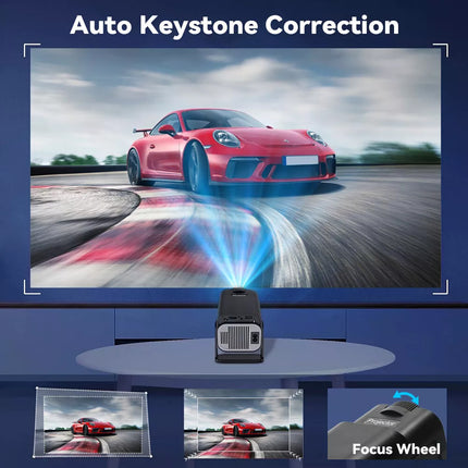 5G HD 4K Projector For Android Portable Mini HDMI USB Home Video Theater