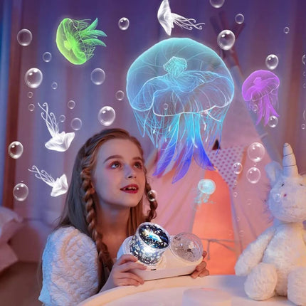 16in1 Ocean Starry Projector Galaxy Nebula Night Light for Kids Bedroom Decor