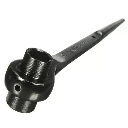 19/24mm Ratchet Podger Spanner Wrench Erecting Scaffold Tool Double Sided Socket