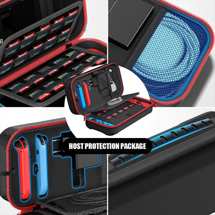 Carrying Case For Nintendo Switch OLED Hard EVA Shell With 20 Game Card Holders