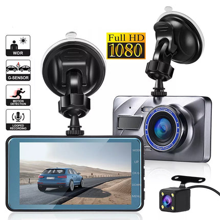 1080P Car Dash Camera Dual Front and Rear Video DVR Recorder Night Vision Kit