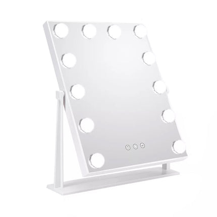 Hollywood Makeup Mirror With 12 Bulb LED Lighted Vanity 30 x 43CM Desk Mirrors
