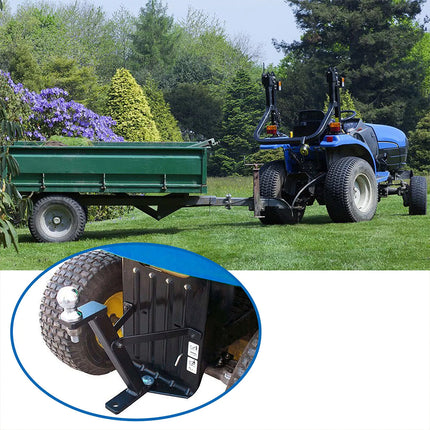 Heavy 3/4" Thick Lawn Pro Hi-Hitch Lawn Mower Trailer-Hitch For John Deere Cub