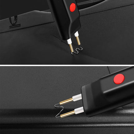 Hot Stapler Gun Plastic Welder Repair Car Bumper Welding Machine with 200 Staple Black