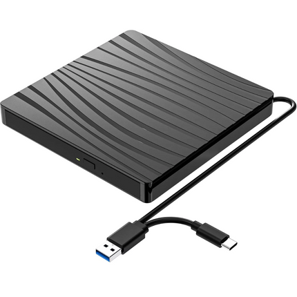 External CD/DVD-RW Drive USB 3.0,Portable Optical Burner Player for Laptop PC