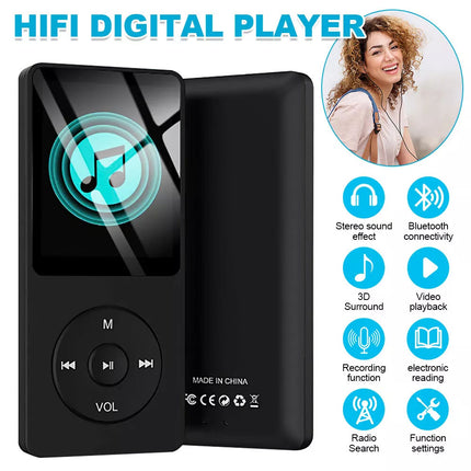 MP3 Player with Bluetooth 5.0 Portable Digital Lossless Music MP3 MP4 Player