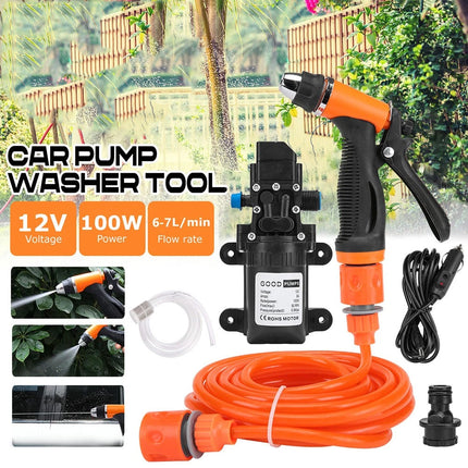 130PSI High Pressure Washer Gun Electric Auto Spray Hose Pump Clean Car Home Pet