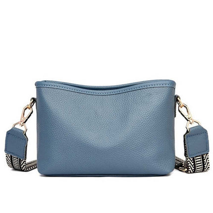 Leather Bags for Women Purse Handbag Small Crossbody Bag Tote Bag Shoulder Blue