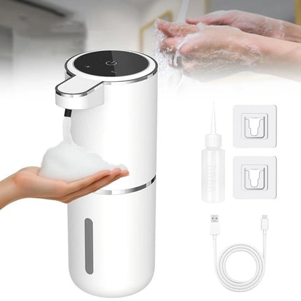 Automatic Soap Dispenser 380ML Rechargeable Touchless Foam Soap Dispenser 4 Leve