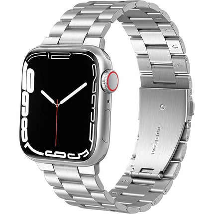 Apple Watch Band iWatch Stainless Steel Series 9 8 7 Ultra SE Titanium 38mm/40mm/41mm Silver