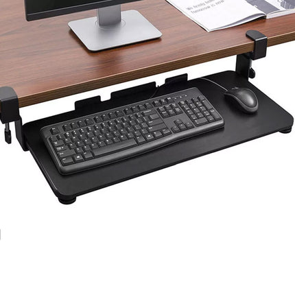 Large Clamp On Keyboard Tray Under Desk Comfort Keyboard Drawer Platform