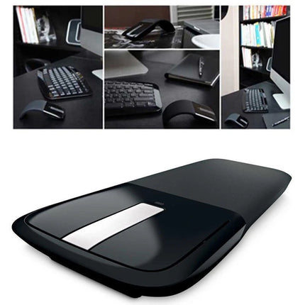 2.4Ghz Foldable Wireless Bluetooth Mouse Optical ARC Touch Computer Mice For PC