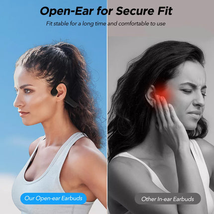 Bone Conduction Wireless Headphones Bluetooth 5.3 Headset Sport Swimming Earbuds