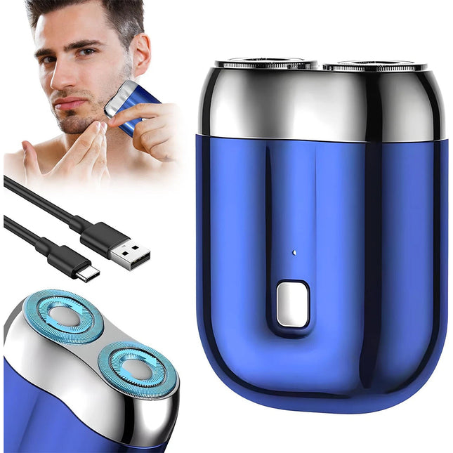 Upgrade Mini Pocket Shaver USB Mini Shavers for Men Rechargeable Waterproof