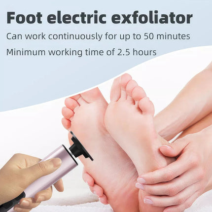 Electric Callus Remover Powerful Electric Foot File Grinder Sander Machine Speed Rose gold