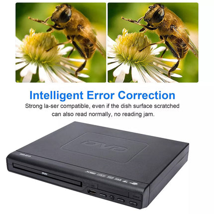 HD DVD Player CD Movie Composite Video Multi Region With Remote RCA HDMI Cable