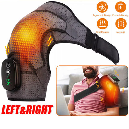 Heated Shoulder Wrap Shoulder Heating Pads Massager Rotator Cuff Support Brace