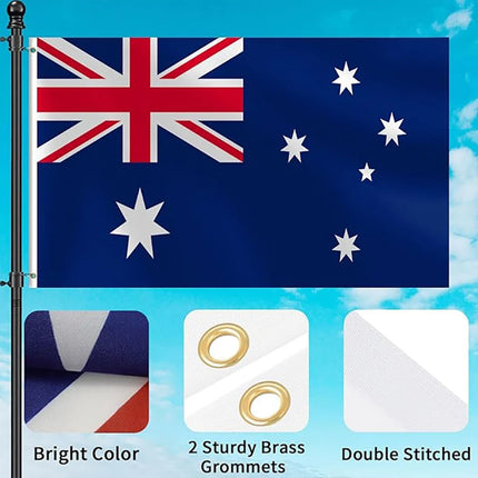 10PCS Large Australian Flag 150cm x 90cm Aussie Australia ANZAC Day Heavy Duty