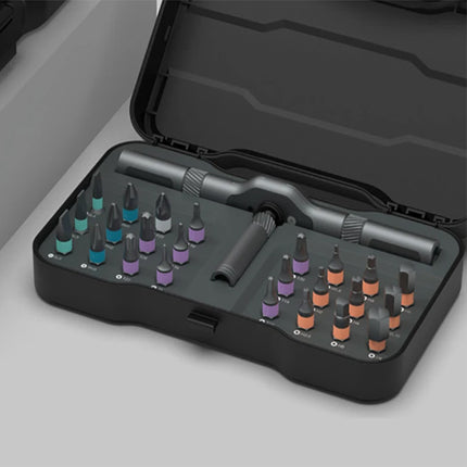 24 In 1 Multi Bit Magnetic Screwdriver Set Upgrade Detachable T Ratchet Handle