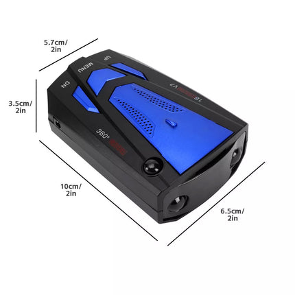360° Car Speed Laser Radar Detectors GPS Camera Voice Alert Anti Police Warning