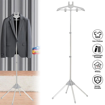 Steamer Stand Telescopic Garment Steamer Rack Height Adjustable Garment (grey)