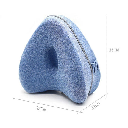 Ergonomic Memory Foam Leg Pillow Knee Support Cushion for Home Use