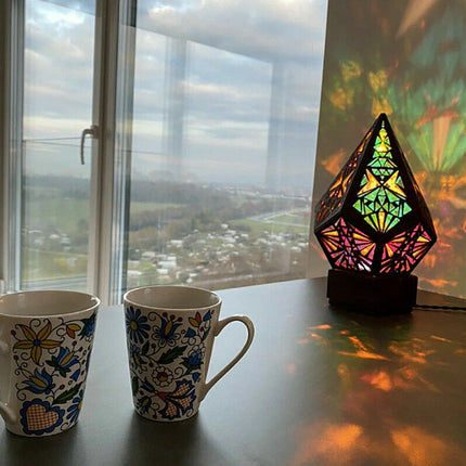 3D Bohemian Light Polar Star Large Floor Lamp Colorful Projection Night Lamp AU