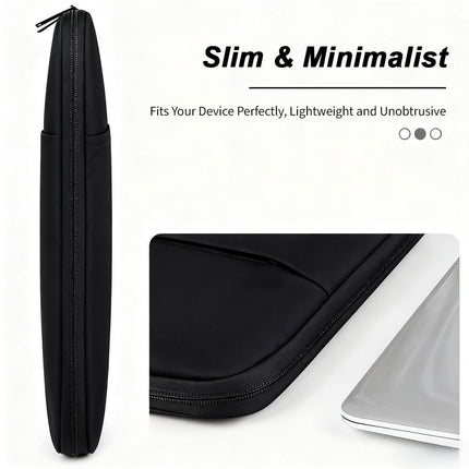 Laptop Sleeve Carry Case Cover Bag MacBook Surface Lenovo Dell HP 12" 13" 15" Black