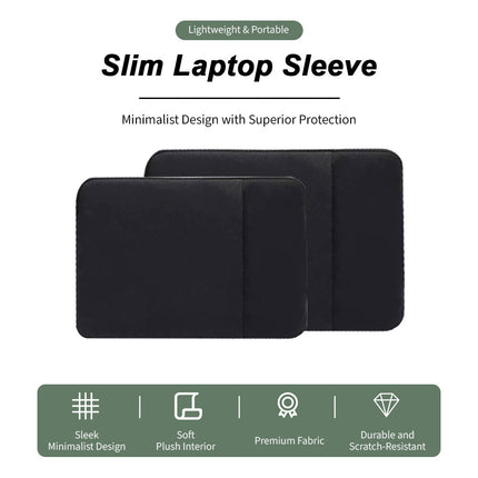 Laptop Sleeve Carry Case Cover Bag MacBook Surface Lenovo Dell HP 12" 13" 15" Black