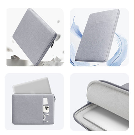 Laptop Sleeve Carry Case Cover Bag MacBook Surface Lenovo Dell HP 12" 13" 15" Grey