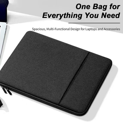Laptop Sleeve Carry Case Cover Bag MacBook Surface Lenovo Dell HP 12" 13" 15" Black