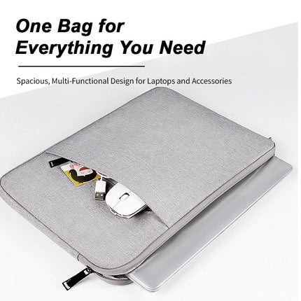 Laptop Sleeve Carry Case Cover Bag MacBook Surface Lenovo Dell HP 12" 13" 15" Grey