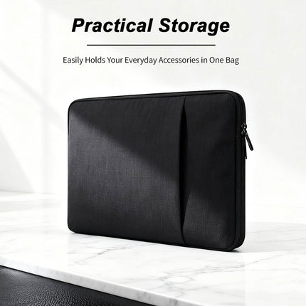 Laptop Sleeve Carry Case Cover Bag MacBook Surface Lenovo Dell HP 12" 13" 15" Black