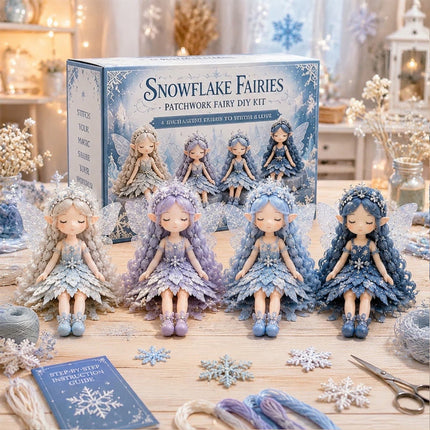 Snow Fairy Patchwork DIY Collection, Fun  Fairies Patchwork Sewing Craft Kit