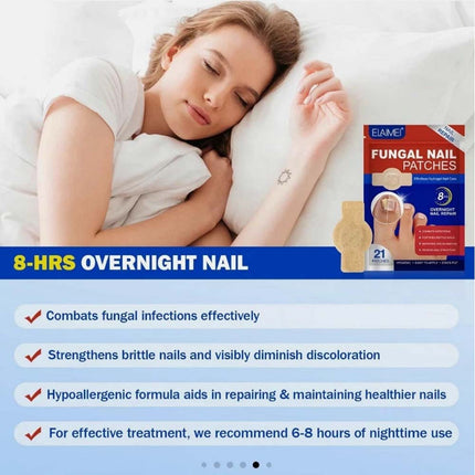 3Bag Toenail Antiseptic Patch Long Lasting Breathable Fungal Nail Patches 63Pcs