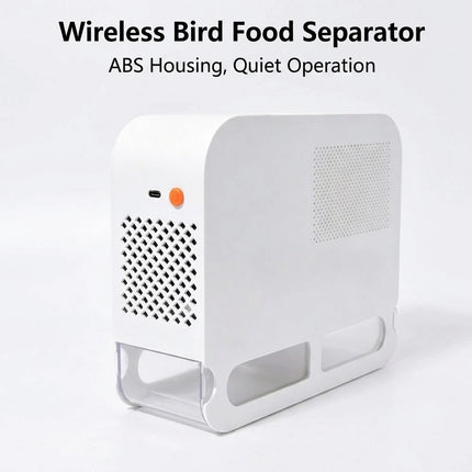 Parrot Bird Food Winnower Grain Husk Separator and Seed Sifting Mixer Cleaner (White)