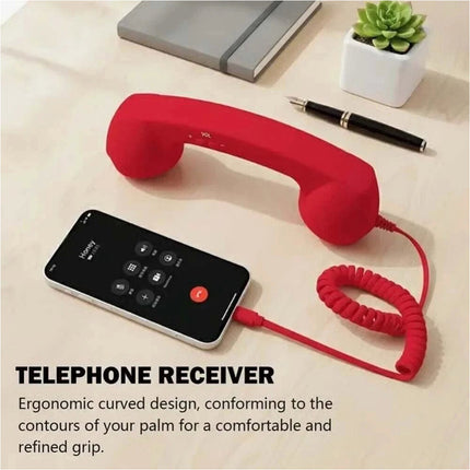 1Pcs Type C Retro Telephone Handset Phone Receiver for Type C Smartphones