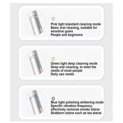 Sonic Toothbrush Rechargeable Electric Toothbrush with 2 Brush Heads  (Silver)