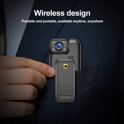 4K HD WiFi Mini Camera Digital Video Recorder Night Vision Police Cam Camcorder